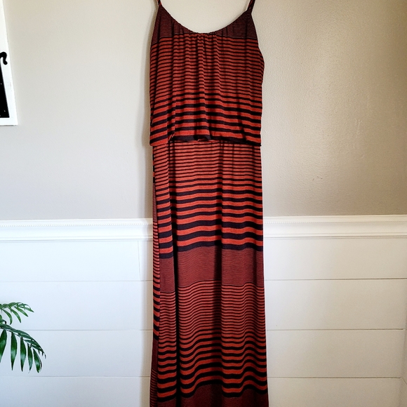 Black & Red Striped Maxi Dress from Love Culture - Picture 5 of 7